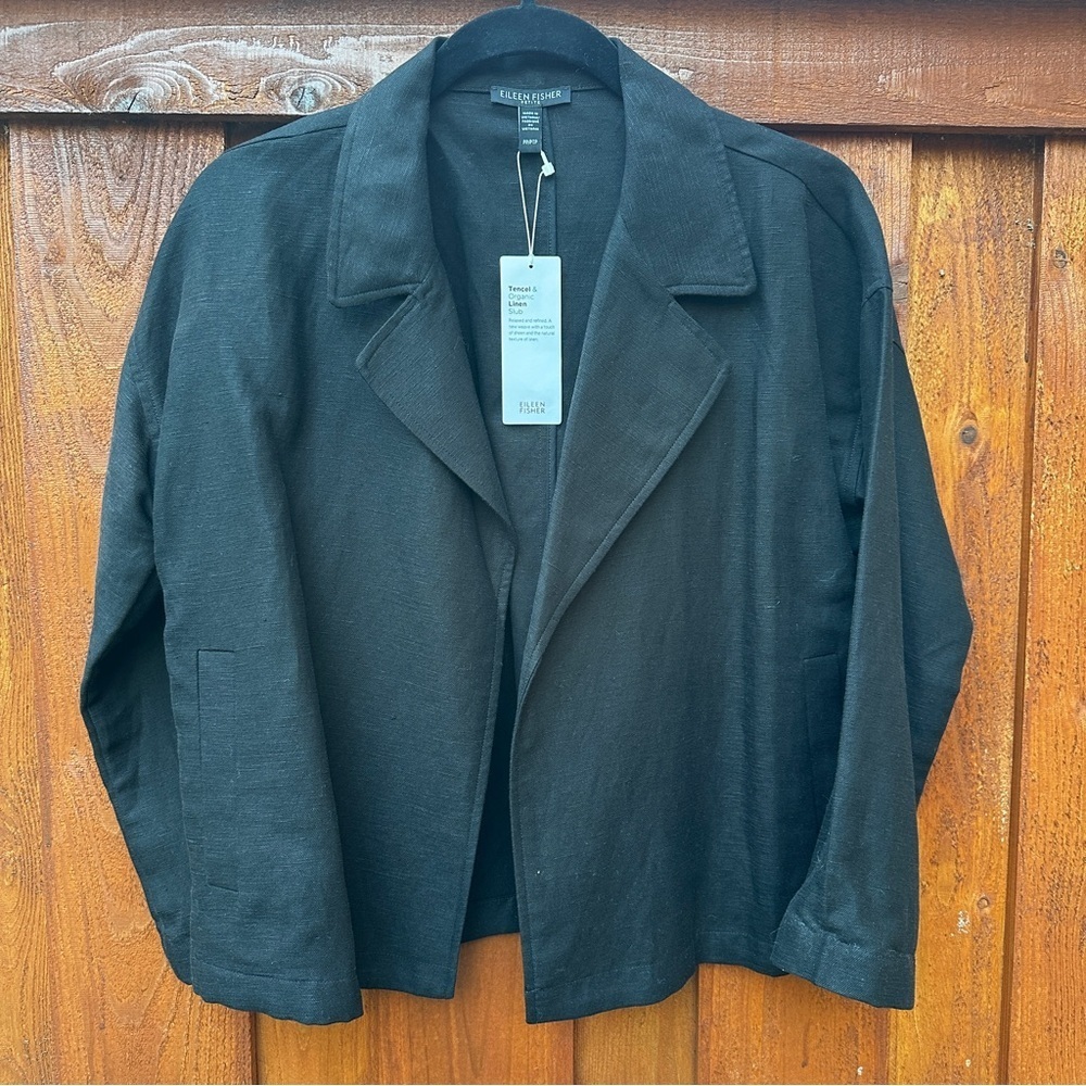 Eileen Fisher open front jacket - Picture 1 of 6